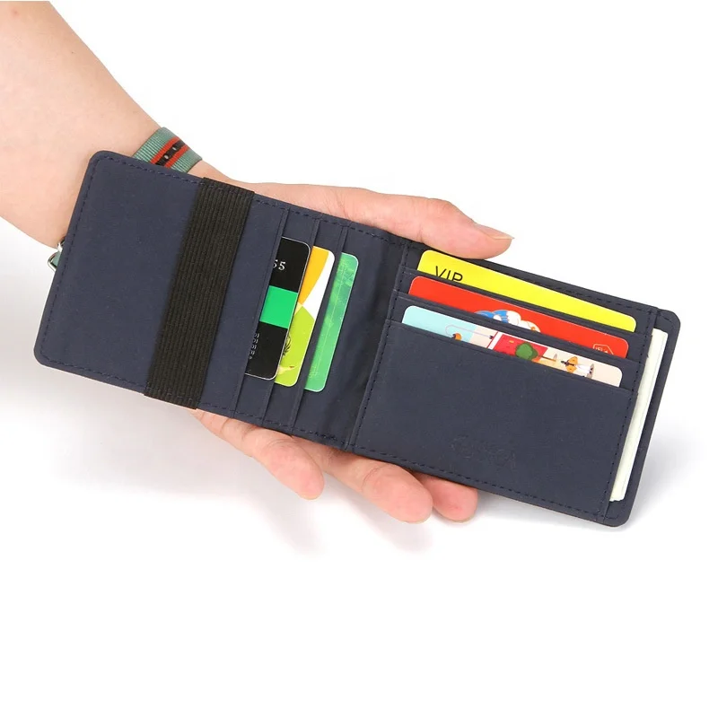 mens wallet with elastic strap