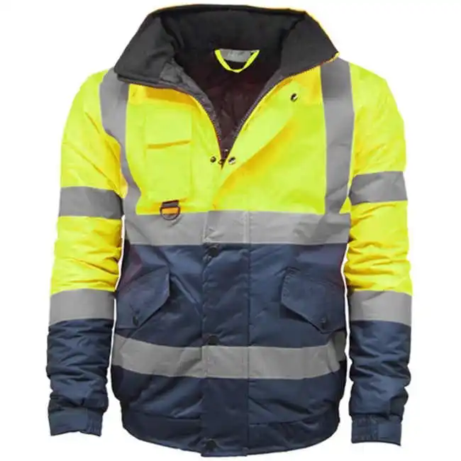 Customize Work Jackets Poly Cotton Hi Visibility Reflective Safety  Constructive Jackets For Factory Workers - Buy Safety T Shirts  Reflective,Casual