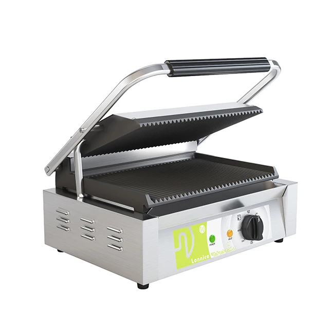 High Quality Restaurant Kitchen Equipment Industrial Electric Grill  Sandwich Panini Press Grill - China Electric Contact Grill, Buy Electric Sandwich  Maker