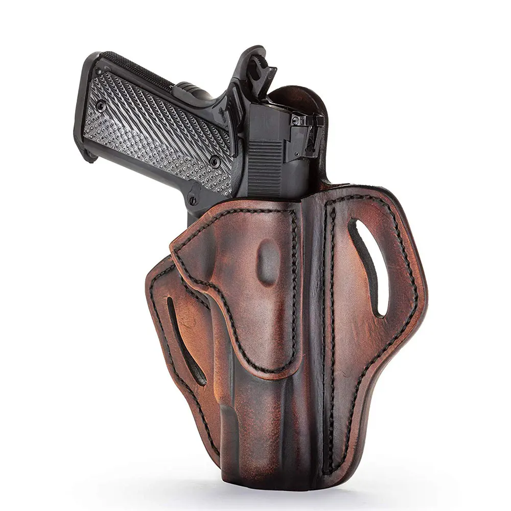 leather gun holster fits - buy leather holster waist band belly