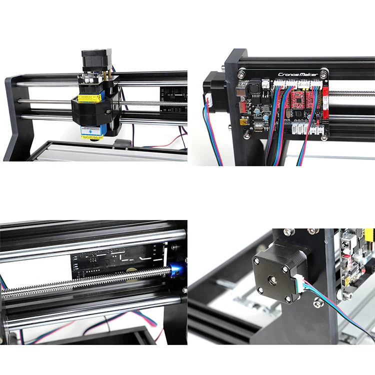 3018 Pro CNC and Laser 2 in 1 Router Engraver with 40w Laser Head CNC Cutting Machine