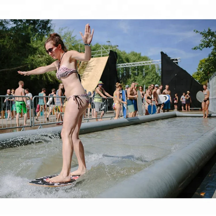Giant PVC 20 Meters Long Inflatable Skim Board Pool or Inflatable Skimboard Pool or Inflatable Water Pool for Skimboard