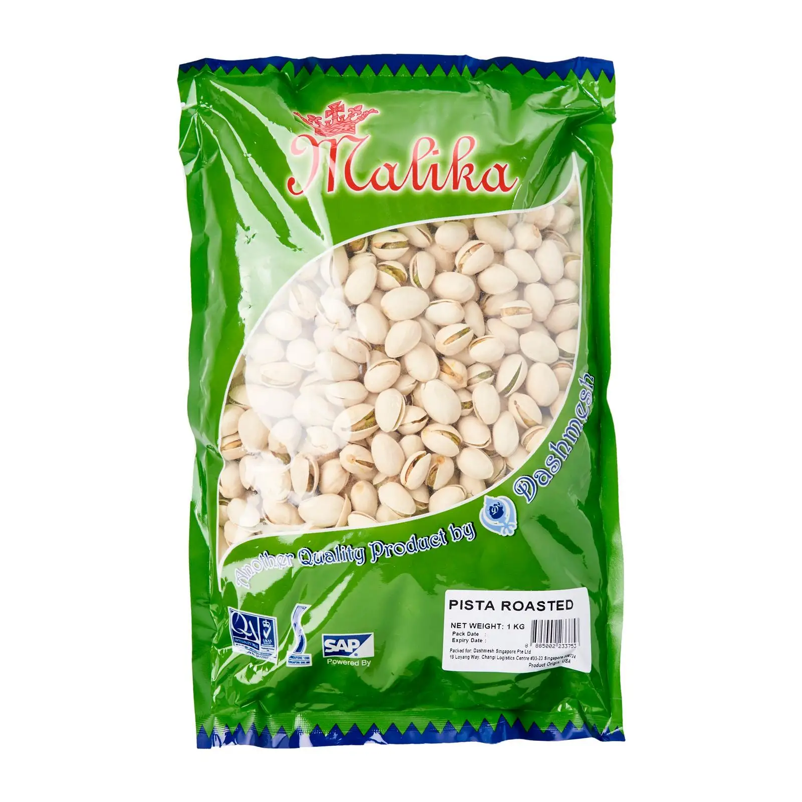 low price health products us roasted pistachio green bags 1kg