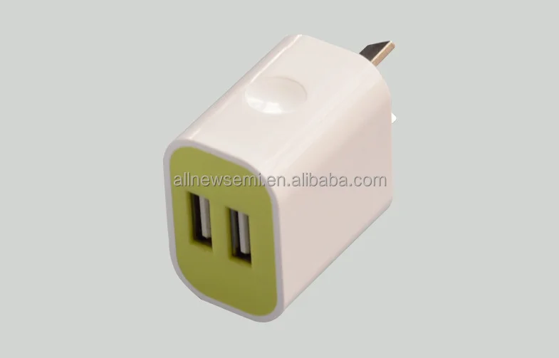 "Australian standard dual USB charger Australian Standard Dual Port USB adapter Australian standard fast dual USB charger "