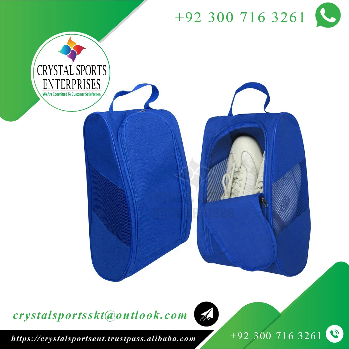 Wholesale Outdoor Golf Shoes Bag Travel Shoes Bags Blue Travel Zippered