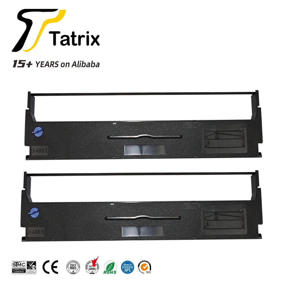 Tatrix Lq310 Ink Ribbon Lq 310 12.7mm Black Compatible Ink Ribbon Cartridge For Epson Printer