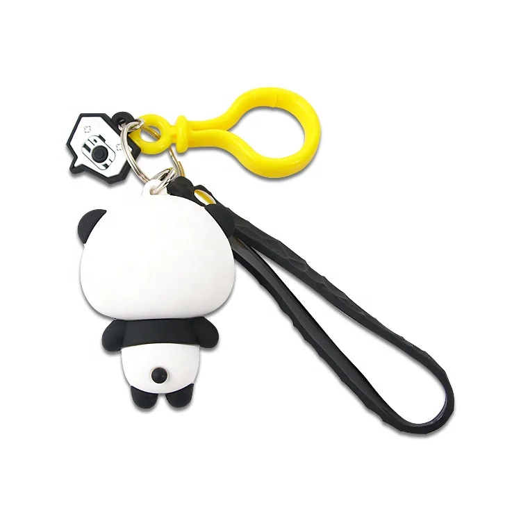 
 Креативный симпатичный Панда 3D дизайн llaveros personalizado сувенир подарки мягкий ПВХ брелок  