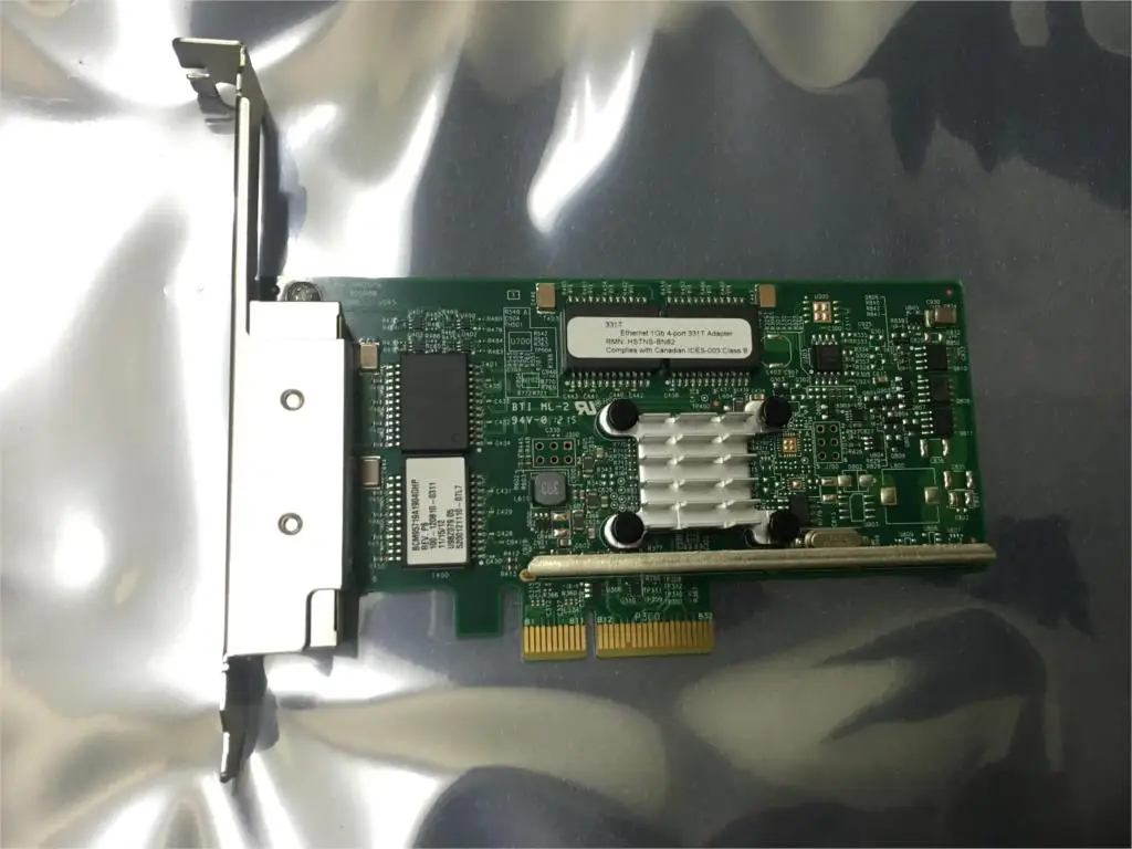 Ethernet 647594-B21 1 ГБ 4-портовый BASE-T BCM5719 адаптер сетевой карты