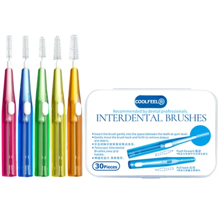 Gum Care I Shape Wire Dental Toothpick Orthodontic Tooth Brush  Slim Interdental Brush