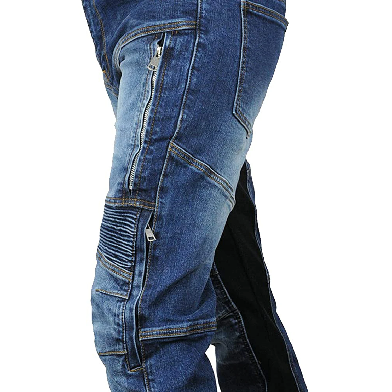 Best Manufactured Reinforced Style Motorcycle Kevlar Jeans For Men,Aa