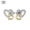 Sterling Silver 925 with 18K white & Yellow gold plated