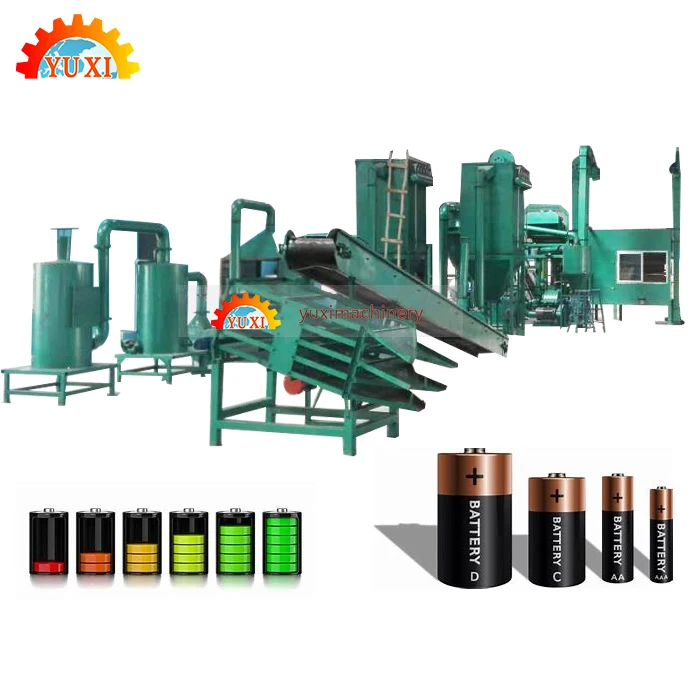Waste Battery Recycling Plant Lithium Ion Battery Recycling Machine