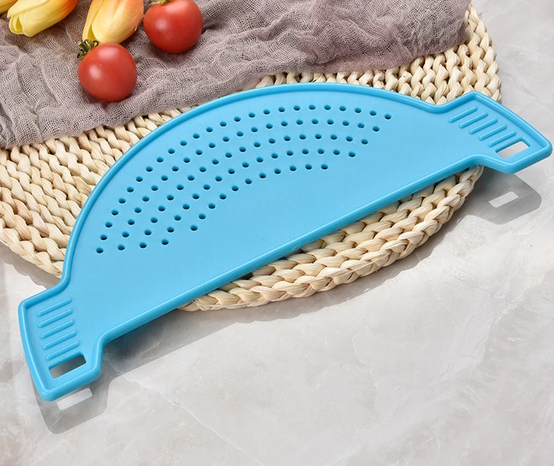 Lmk042 Silicone Baffle Water Filter Leak Proof Pot Edge Strainer Water