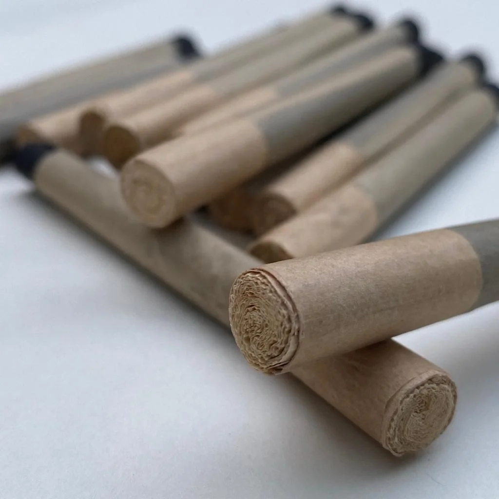 Brown Hem P Paper Rolls & Tubes with corn husk Filters,.jpg