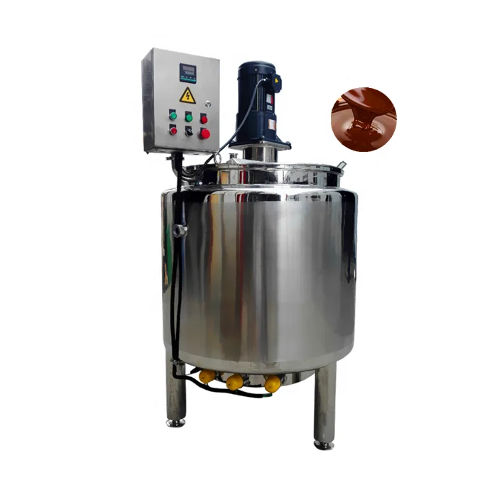 Food Processing Chocolate Melting Mixing Drum Stainless Steel Butter Churner Industrial Ghee Making Machine