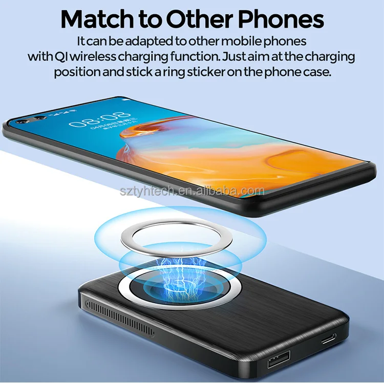 Tongyinhai magsafe accessories factory price Wireless magsafe magnetic powerbank portable charger power bank - ANKUX.COM