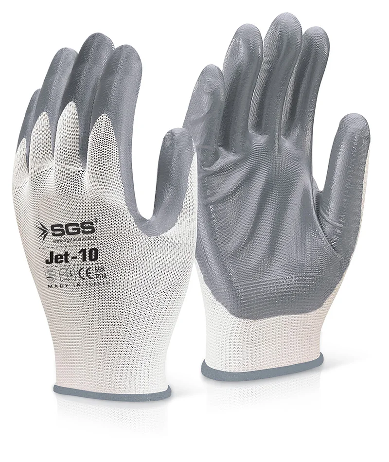 nitrile coated cotton gloves