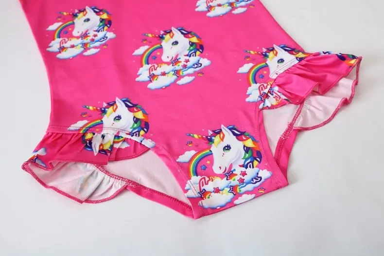 Baby Girls Bikini Swimming Suit Cartoon Design Quick Dry Anti-UV Nontoxic 100% Polyester Customizable Cute Fruit Style