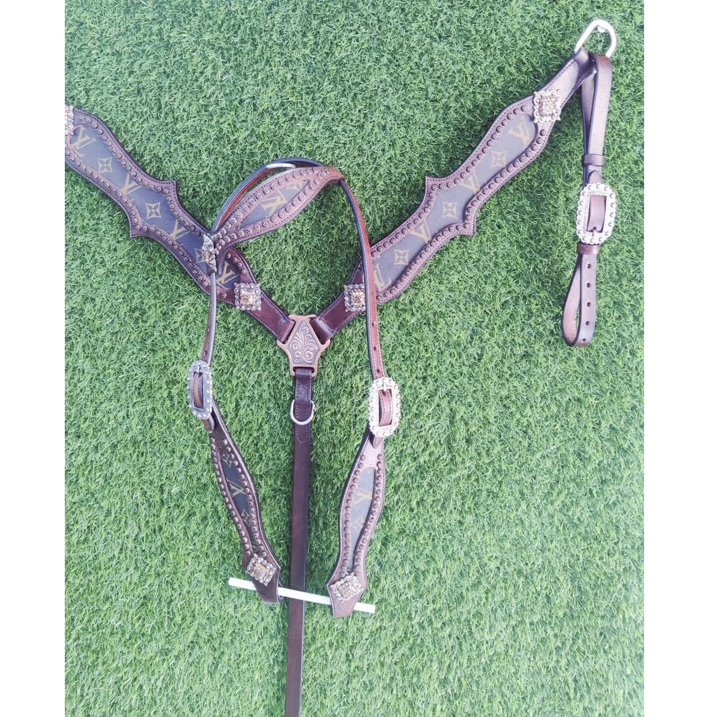 Custom Made Best Price Horse Western Headstall / Horse Leather Tack At
