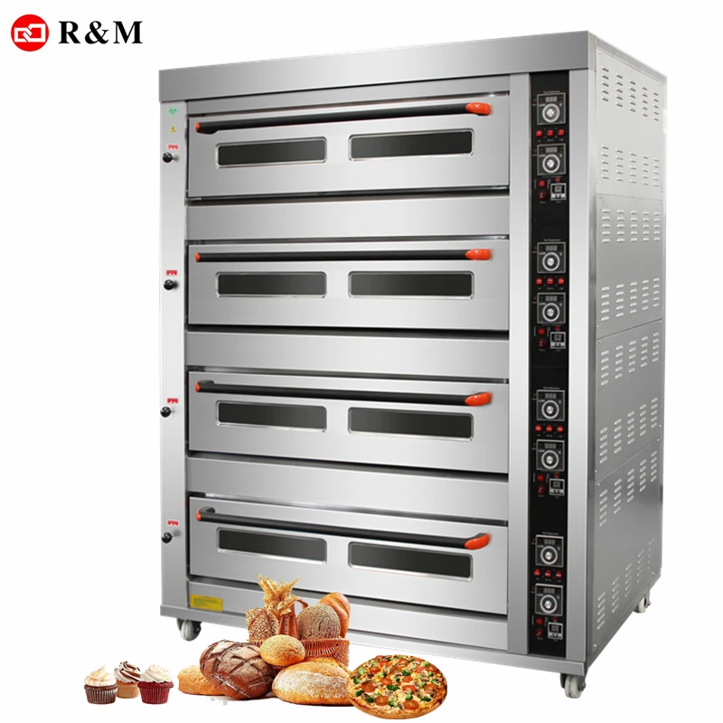 RM 4 Deck Easy Bake Billeting Bakery Gas Oven to Biscuit Arabic with Steaming Functions for Stuffing Sabah Karachi Sale