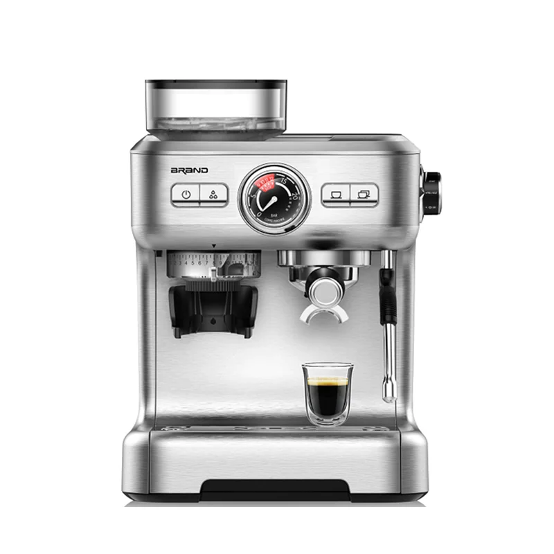 Brushed Stainless Steel 20bar 58mm Conical Burr Grinder Coffee Machine With Pid Temp Control Milk Jug Buy Commercial Coffee Machine Conical Burr Grinder Coffee Machine Coffee Machine Automatic Product On Alibaba Com