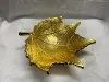 Hoja de Otoño Chapada en Oro