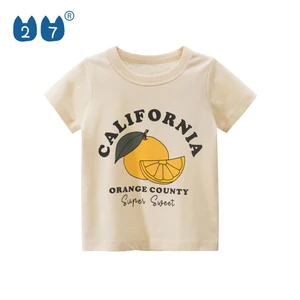 Baby Girl Summer T Shirt Fashion Custom Printing Kid Short Sleeve T Shirt