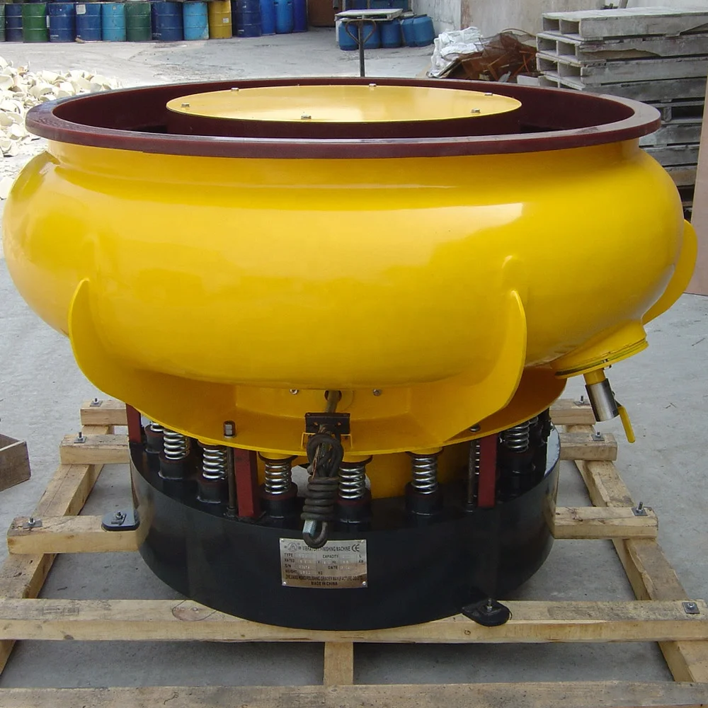 Car Components Deburring Polishing Minting Factory Use Coin Blank Surface Deburring Polishing Vibratory Finishing Machine