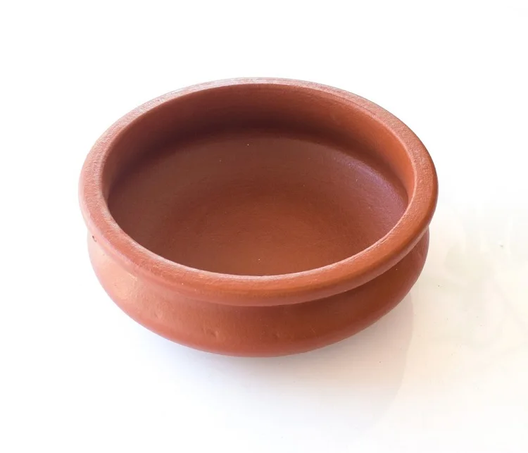 9 inch Clay Curry Pot Large 