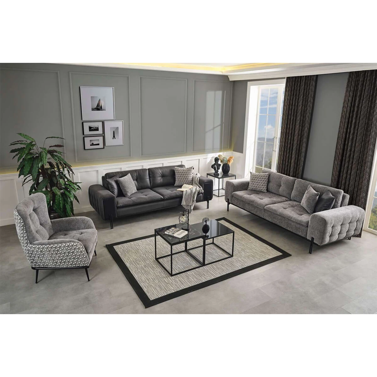 Wooden Sofa Armchairs Living Furniture Economic Wholesale Couch Velvet