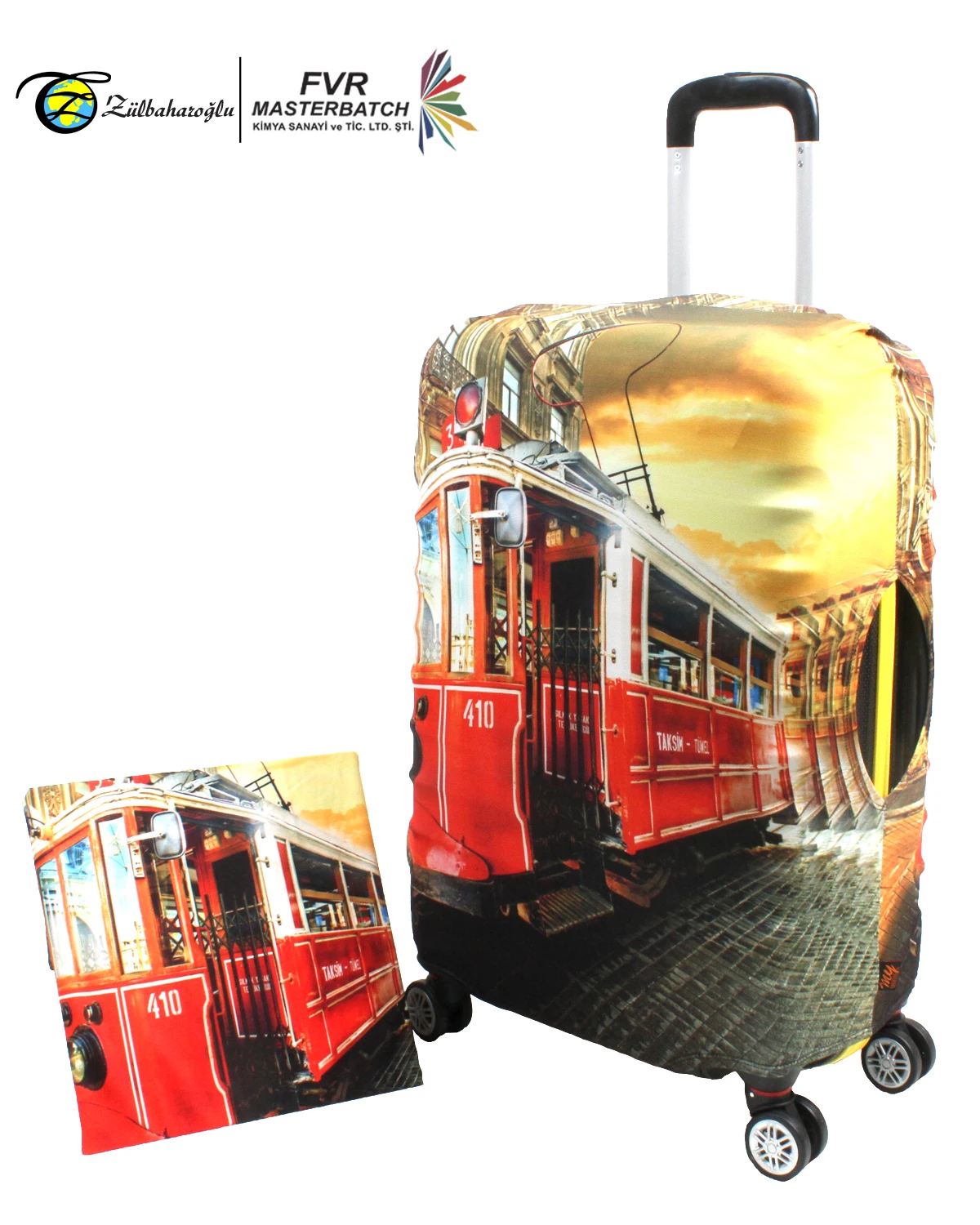 Maiden's Tower Istanbul Neoprene Luggage Cover - Customizable
