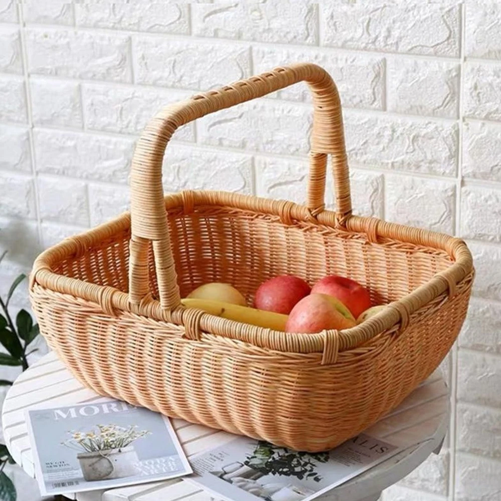 Rattan Picnic Basket