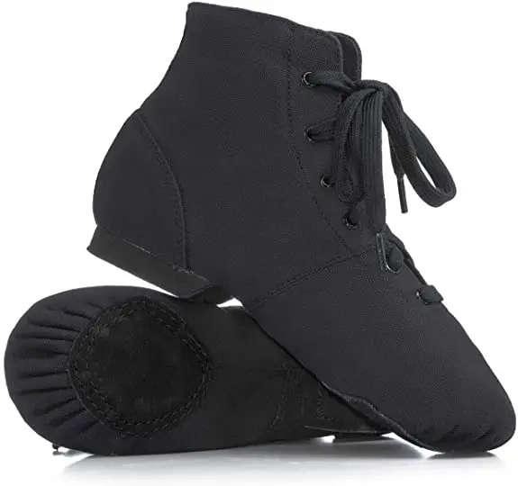 Black canvas jazz shoes Clearance