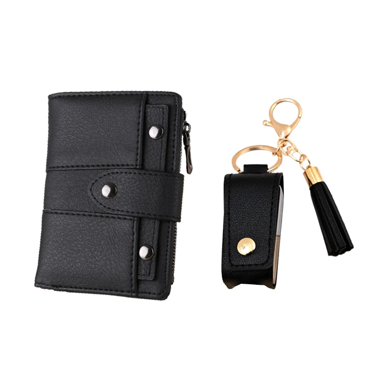 luxury keychain wallet