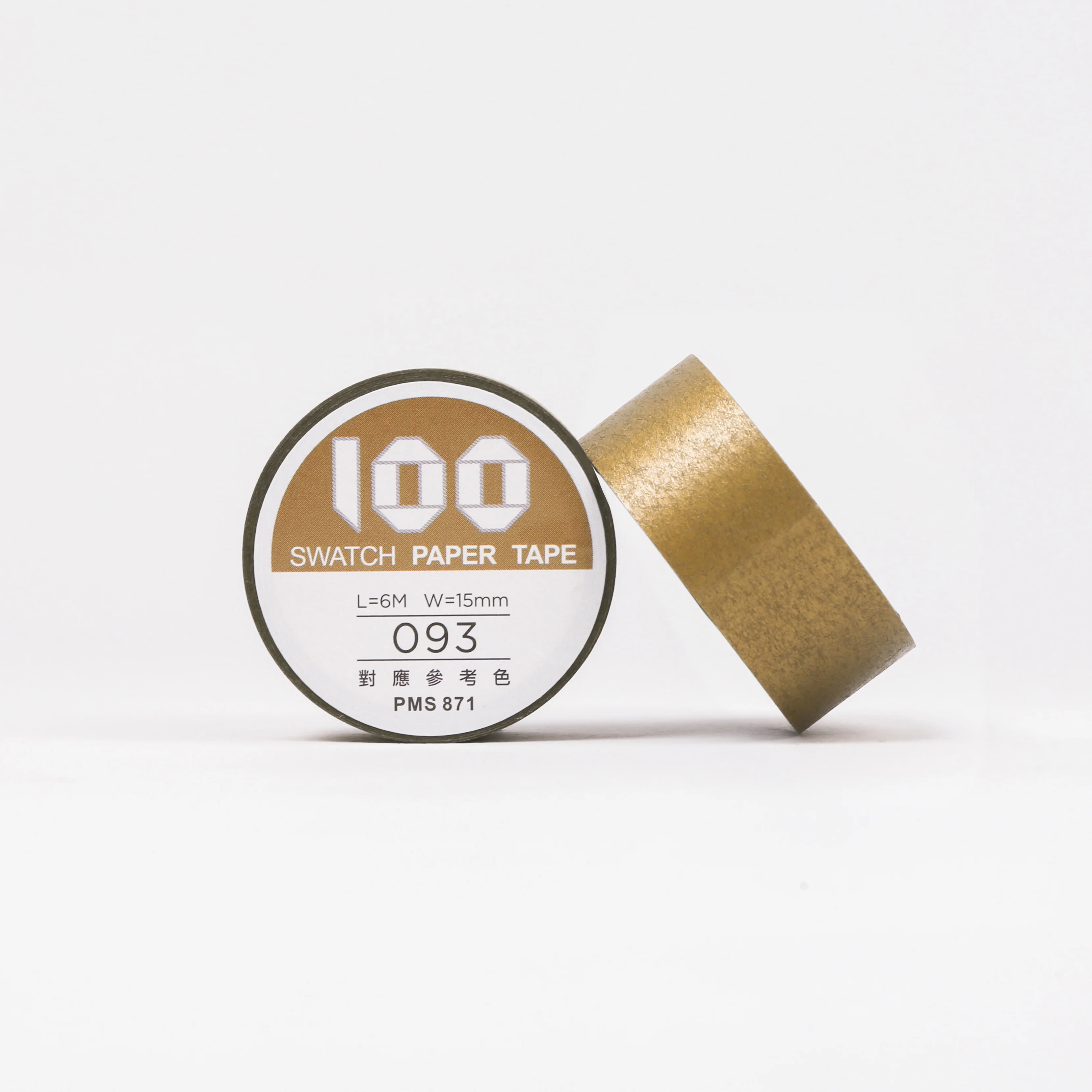 15mm x 6 m washi masking tape Funtape gold 093-9073593