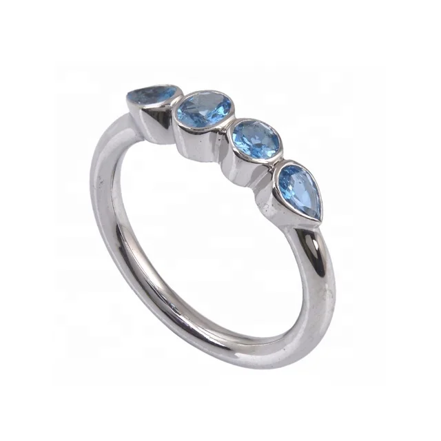 Ring with stones  nice design  silver 925