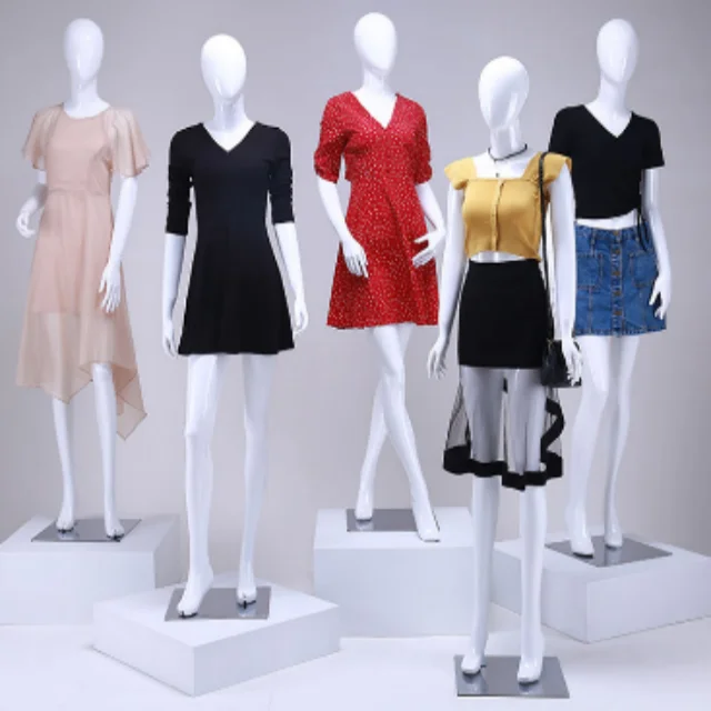 Fiberglass Mannequin Full Body Male/female Dress Display Window Stand ...