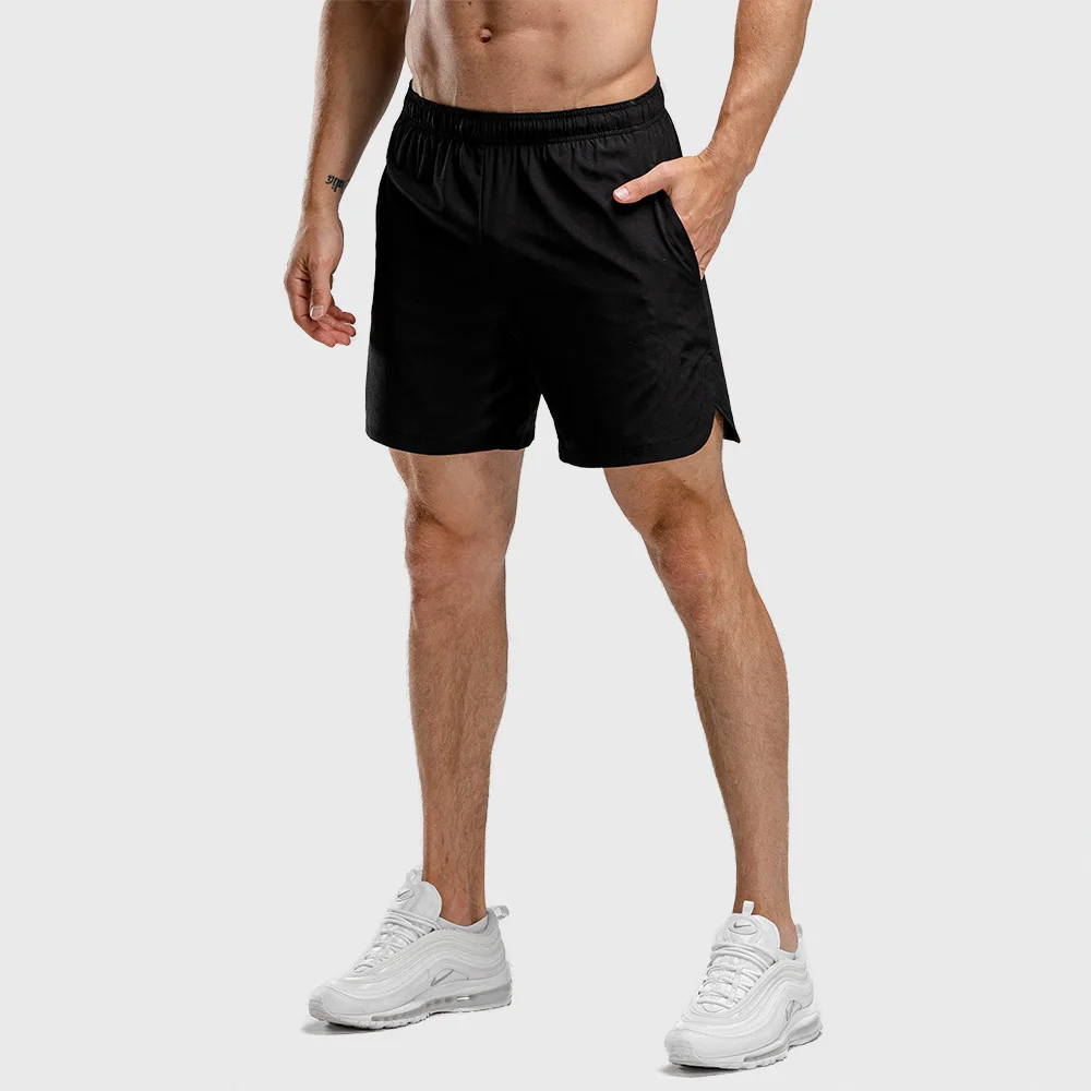 Black Gym Fitness Shorts High Quality 