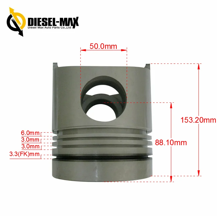 8DC9 ME062336 Piston Engine Parts For MITSUBISHI Engine ME062336  