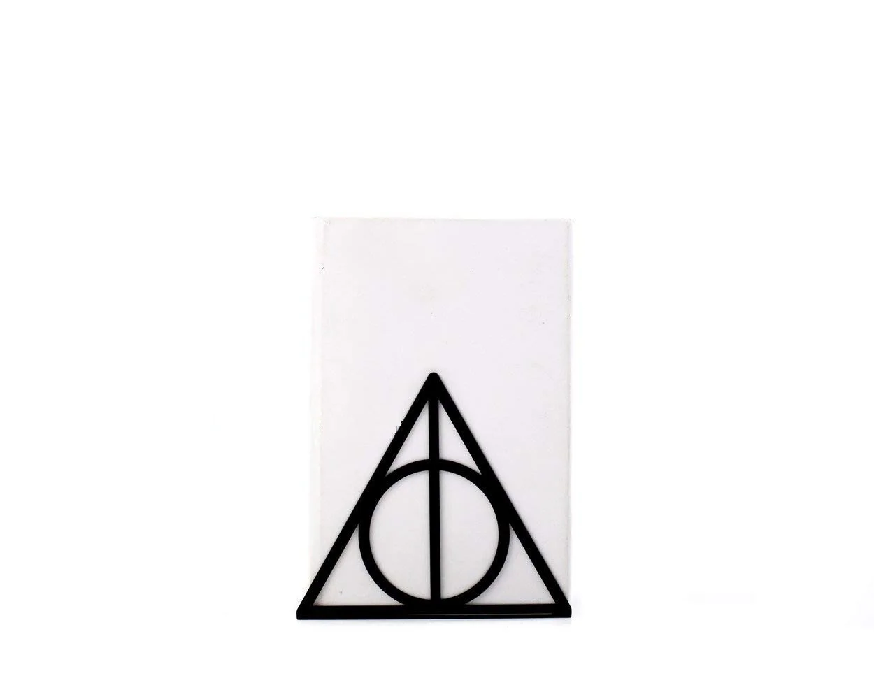 Metal Bookends Deathly Hallows Harry Potter Inspired Book Holders Bookends for Office Home Class Room and Library