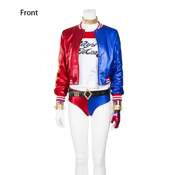 Dc Anime/movie Cosplay Costume Harley Quinn Sexy Fancy Dress Costume ...