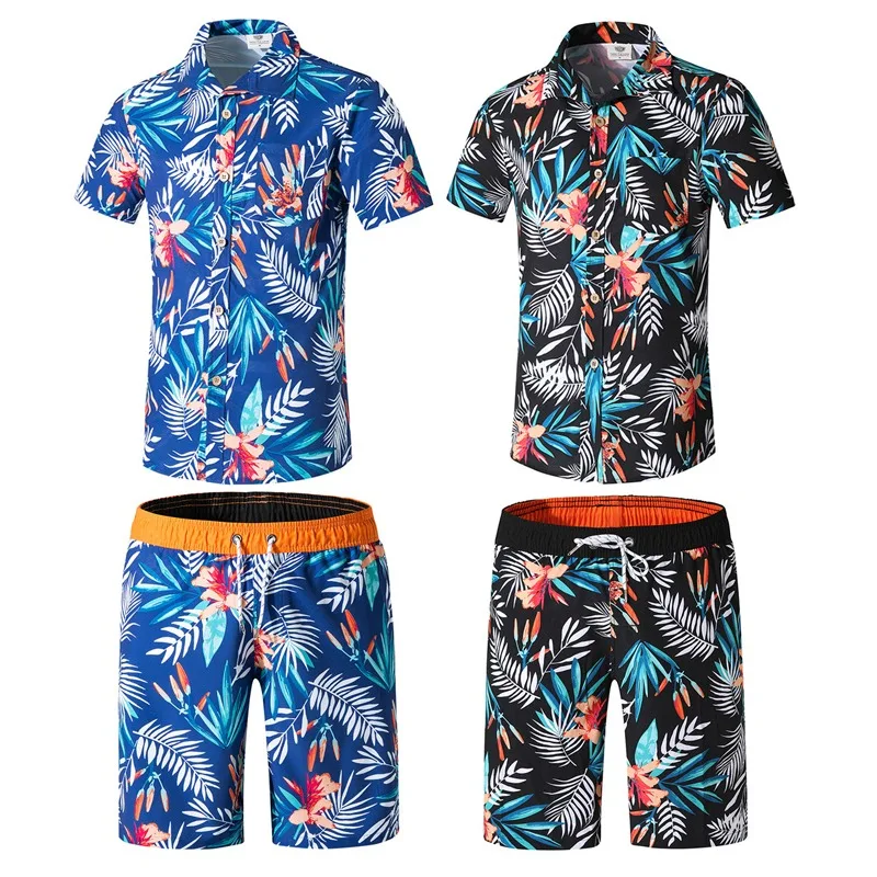 Summer Printed Short Sleeve Shirts 