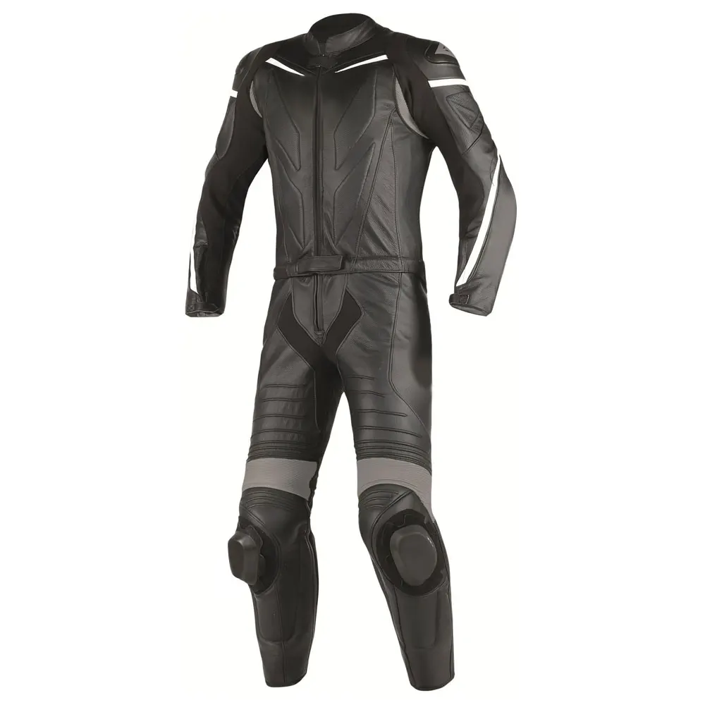 One-piece Leather Motorcycle Suit Windproof Plus Size Anti-Fall Wear-Resistant Men's Racing Sportswear Customized Colors Adults