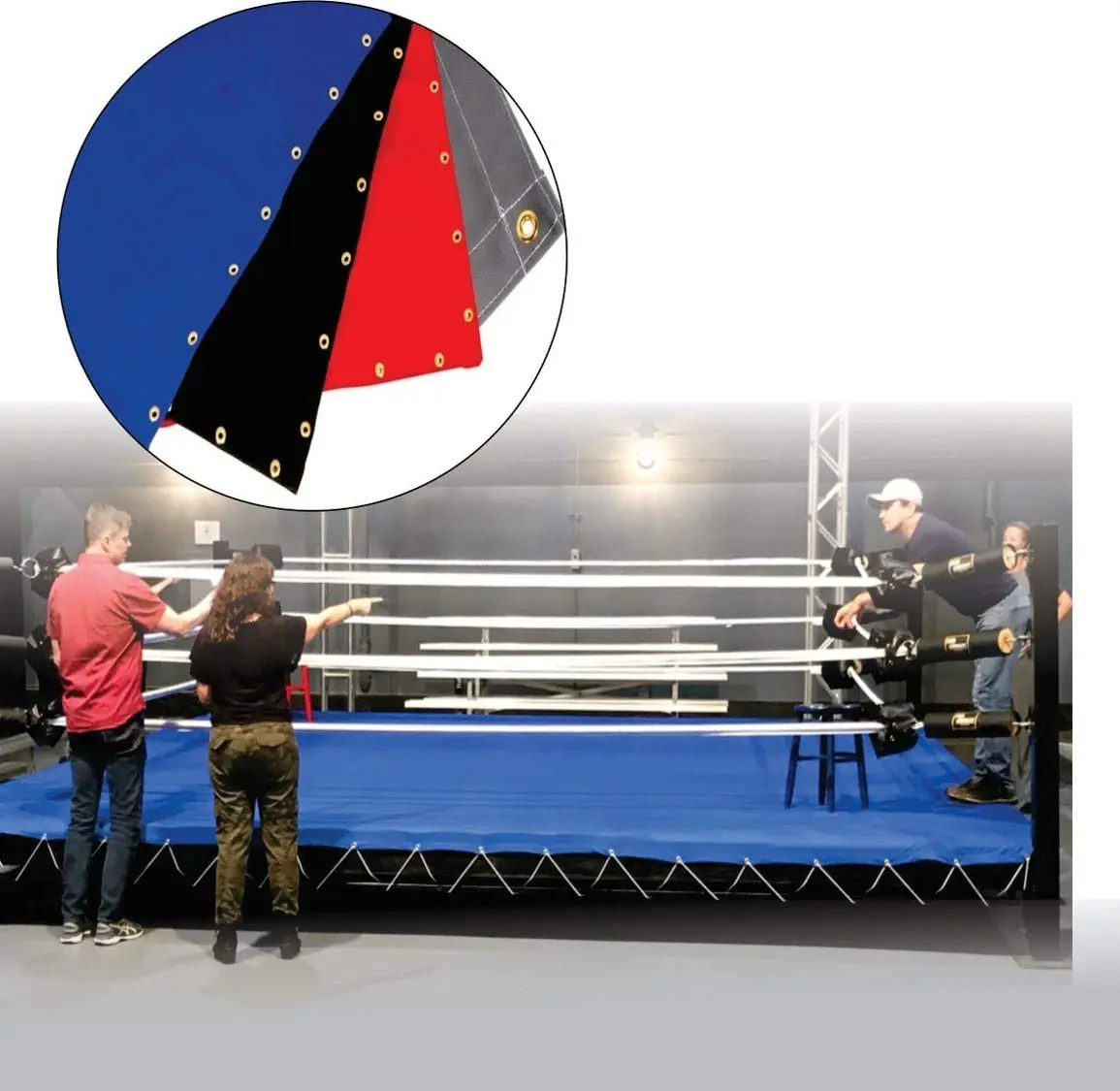 Professional Boxing Ring Used Boxing Ring Canvas Custom Logo Buy