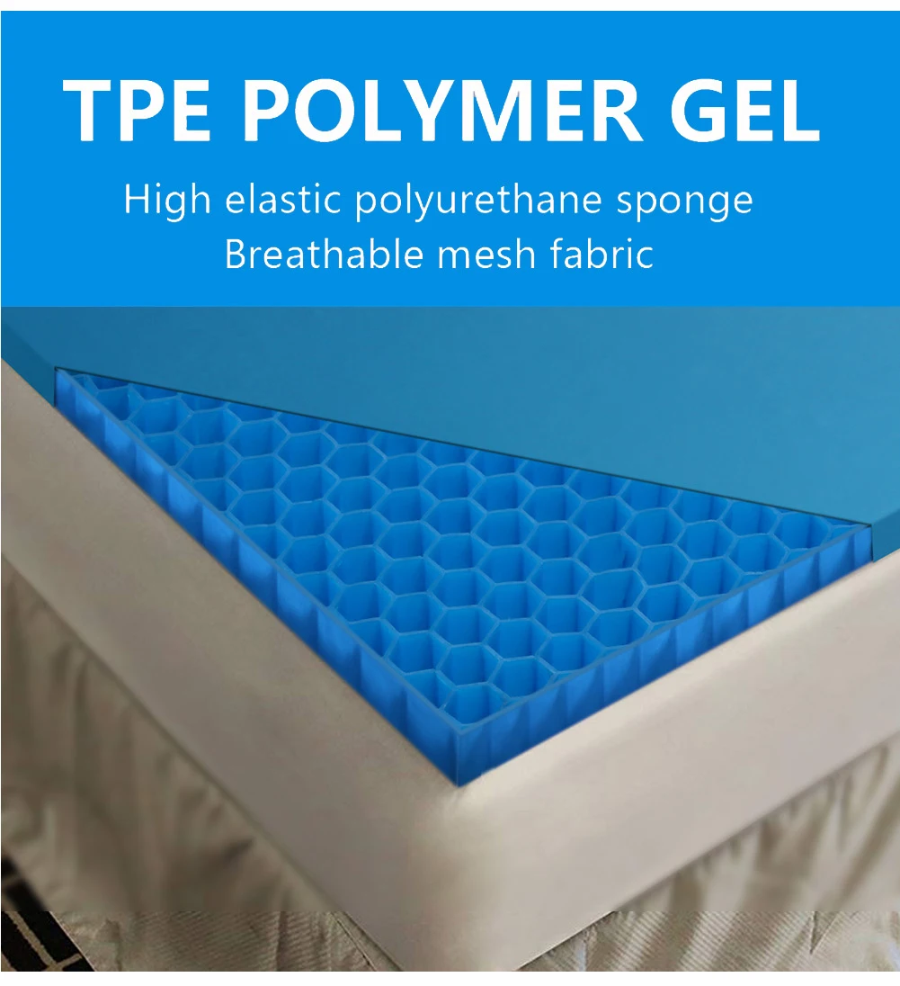 elastic polymer mattress topper