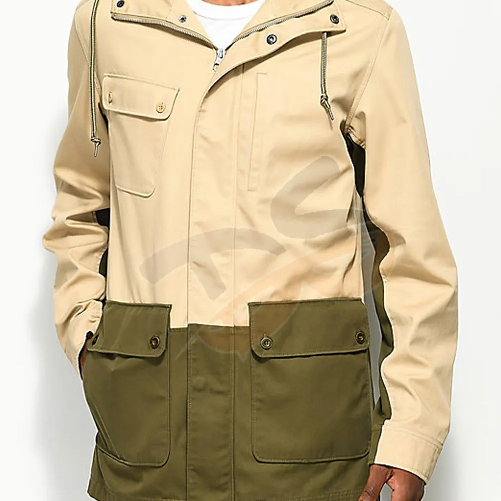 tan rain jacket mens