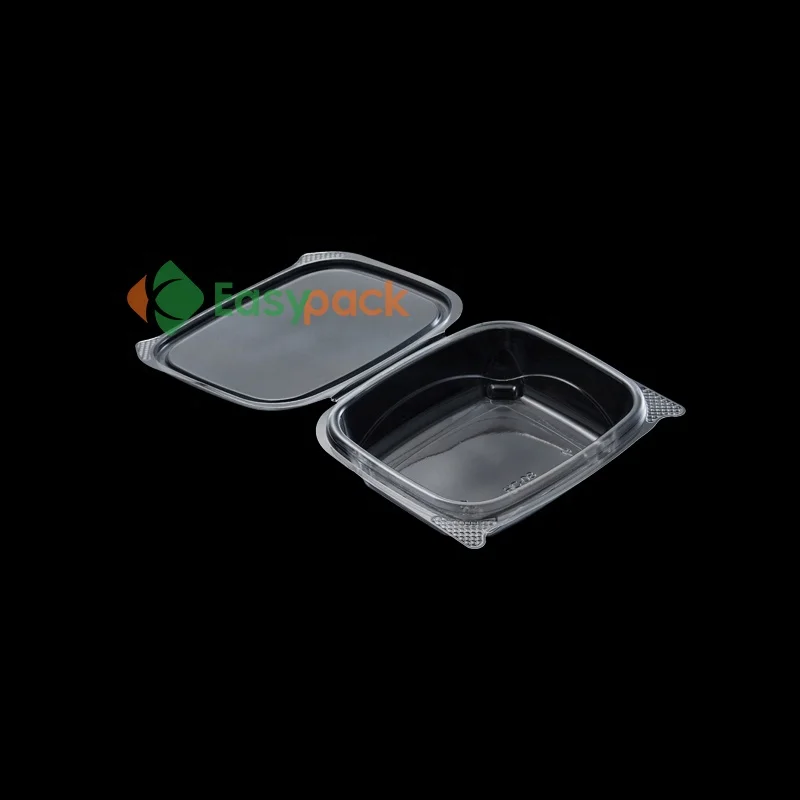 8oz Eco Friendly Recyclable Material Salad Hinged Lid Container Buy