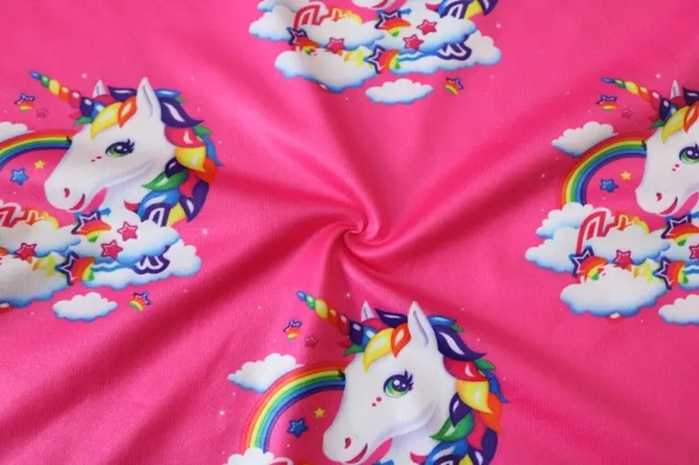 Baby Girls Bikini Swimming Suit Cartoon Design Quick Dry Anti-UV Nontoxic 100% Polyester Customizable Cute Fruit Style