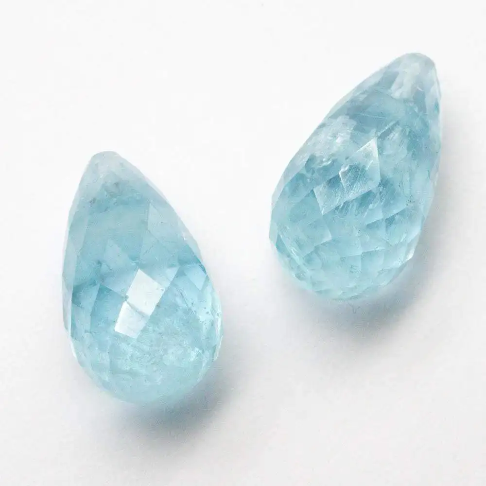 loose gemstone supplier manufacturer natural faceted teardrop 12