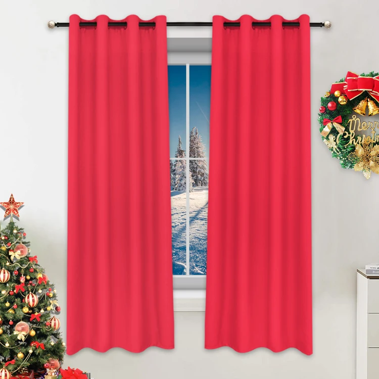 100% Polyester simple curtain design European Home curtain fabric ready made Window Hotel curtains made in china